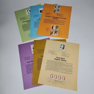 Lot of 6 Stamps First Day Of Issue 1983.